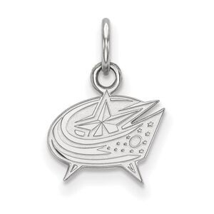 Sterling Silver NHL Columbus Blue Jackets XS (Tiny) Charm or Pendant